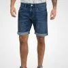 INDICODE JEANS IDQUENTIN - Short En Jean - Blue
