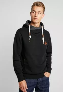 INDICODE JEANS BATCHELOR - Sweat à Capuche - Black