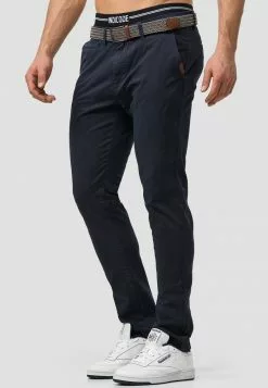 INDICODE JEANS Chino - Navy -INDICODE JEANS Boutique 99641d999e534cc4a30d76a166d03f05