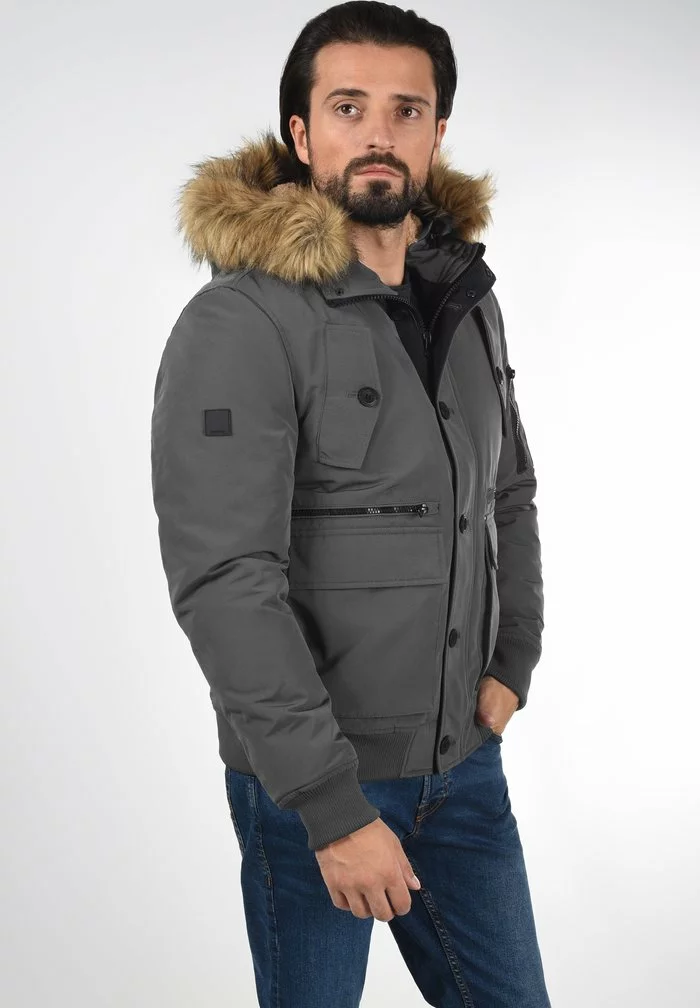 INDICODE JEANS IDDUFFY - Veste D'hiver - Forged Iron 1 INDICODE JEANS IDDUFFY - Veste D'hiver - Forged Iron