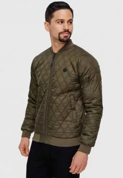 INDICODE JEANS NOVAK - Veste Mi-saison - Army -INDICODE JEANS Boutique 99c8460cd5614dc5a5575a69ed200811