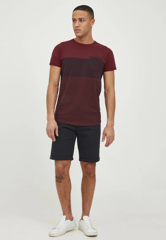 INDICODE JEANS IDMORLER - T-shirt Imprimé - Bordeaux 1 INDICODE JEANS IDMORLER - T-shirt Imprimé - Bordeaux