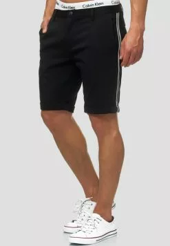 INDICODE JEANS Short - Black