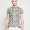 INDICODE JEANS KEEN - T-shirt Imprimé - Grey