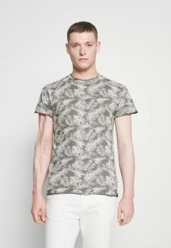 INDICODE JEANS KEEN - T-shirt Imprimé - Grey