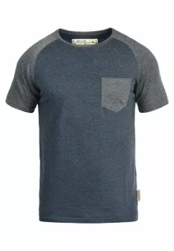 INDICODE JEANS IDGRESHAM - T-shirt Imprimé - Blue -INDICODE JEANS Boutique 9b3cd648a09843389897b916a6a9b1e2