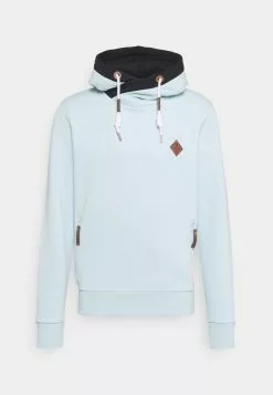 INDICODE JEANS BATCHELOR - Sweat à Capuche - Sky Blue -INDICODE JEANS Boutique 9b66cf5b39484d8b88b3b19334d70b72