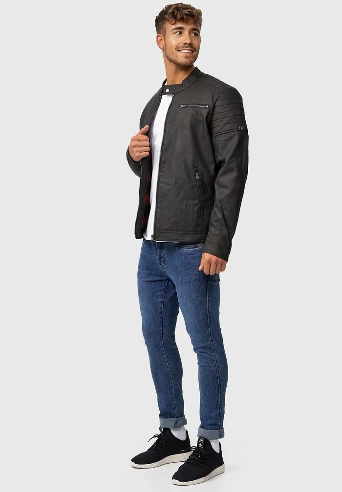 INDICODE JEANS MANUEL - Veste En Similicuir - Black 2 INDICODE JEANS MANUEL - Veste En Similicuir - Black â Image 2