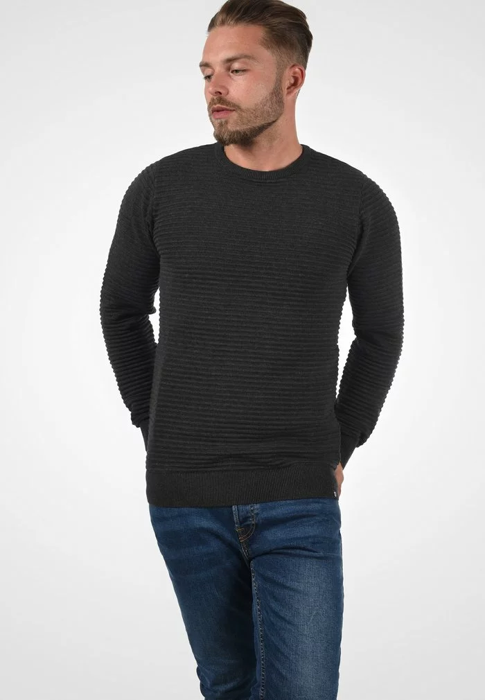 INDICODE JEANS IDACASTA - Pullover - Charcoal Mix 1 INDICODE JEANS IDACASTA - Pullover - Charcoal Mix