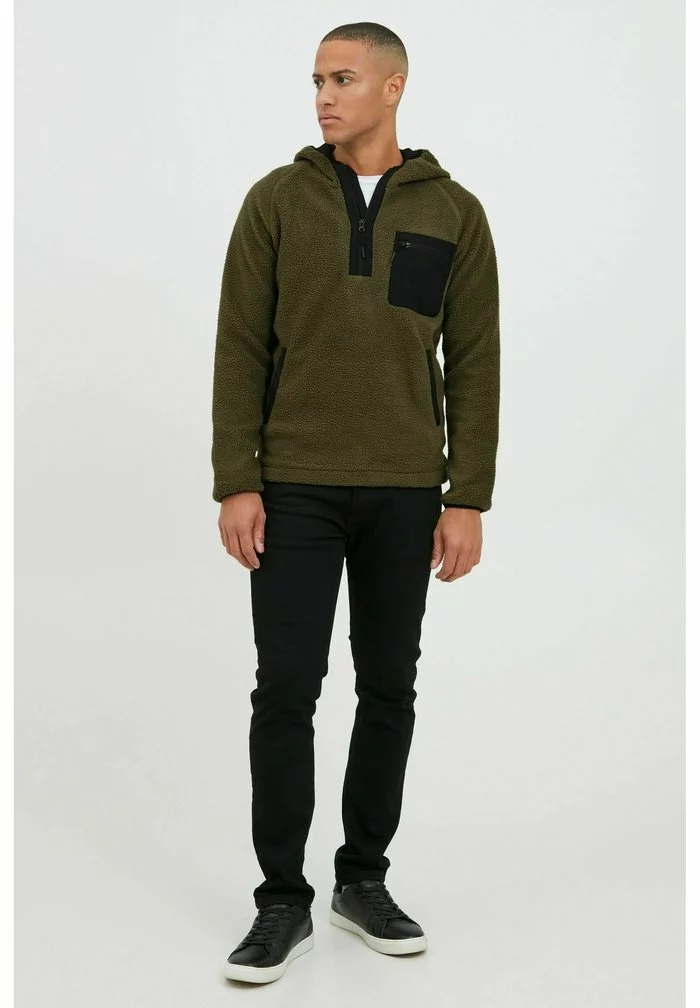 INDICODE JEANS IDTRENT - Sweat à Capuche - Army 2 INDICODE JEANS IDTRENT - Sweat à Capuche - Army – Image 2