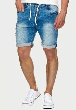 INDICODE JEANS Short En Jean - Blue