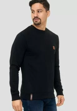 INDICODE JEANS BEECHEN - Sweatshirt - Black -INDICODE JEANS Boutique 9c94c768d52543b28a26293b6e7dd3ff