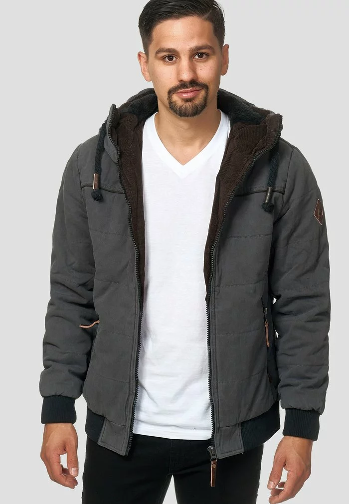 INDICODE JEANS Veste Mi-saison - Dark Grey 1 INDICODE JEANS Veste Mi-saison - Dark Grey