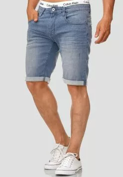 INDICODE JEANS CUBA CADEN - Short En Jean - Light Indigo