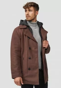 INDICODE JEANS Manteau Court - Brown -INDICODE JEANS Boutique 9d5da92af01f4471b84448710d019952