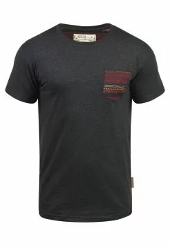 INDICODE JEANS IDPAXTON - T-shirt Imprimé - Charcoal -INDICODE JEANS Boutique 9d7bf55abe7843248bc1fde477b7dad5