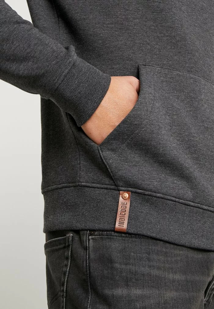 INDICODE JEANS NEVILLY - Sweat à Capuche - Charcoal Mix 6 INDICODE JEANS NEVILLY - Sweat à Capuche - Charcoal Mix – Image 6