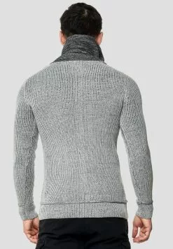 INDICODE JEANS DANE - Pullover - Light Grey -INDICODE JEANS Boutique 9ddebbc4b16140ed9fc675d25220d496