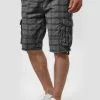 INDICODE JEANS MONROE - Short - Iron Check