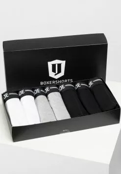 INDICODE JEANS 7 PACK - Shorty - White/grey/black -INDICODE JEANS Boutique 9e7df5ac9e6246c9aae9c647855d5ca5