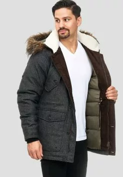 INDICODE JEANS BAYNES - Veste D'hiver - Salt/pepper -INDICODE JEANS Boutique 9f67d3d918c240c6b5d4f0ffd597c55f