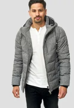 INDICODE JEANS CIRCUS - Veste D'hiver - Lt Grey Mix