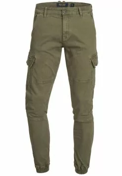 INDICODE JEANS AUGUST - Pantalon Cargo - Army -INDICODE JEANS Boutique a02740c100f54cc0b070c6d612ee35b0