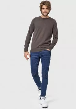 INDICODE JEANS Sweatshirt - Charcoal Mix -INDICODE JEANS Boutique a033d7e016b54933ba496ef1c51022bf