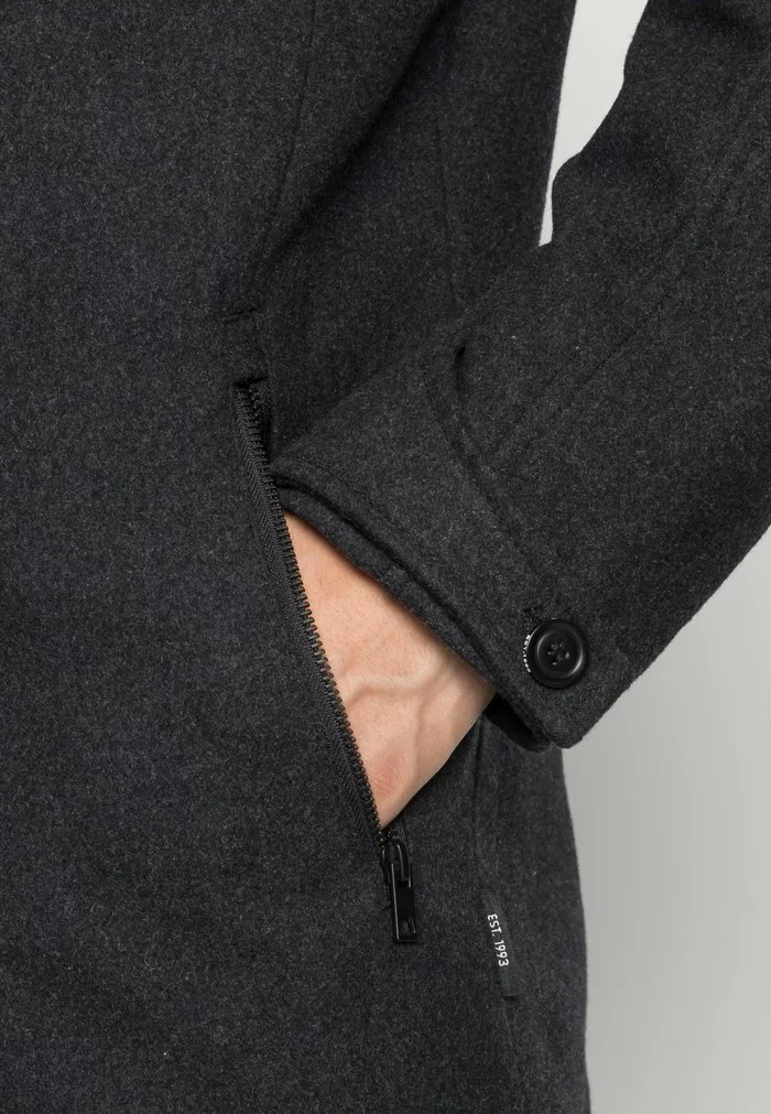 INDICODE JEANS CLARK - Manteau Court - Charcoal Mix 5 INDICODE JEANS CLARK - Manteau Court - Charcoal Mix – Image 5