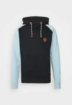 INDICODE JEANS DYOTT - Sweat à Capuche - Dunkelblau/hellblau -INDICODE JEANS Boutique a083e776dd704afa9317dfc68a9d3e6f