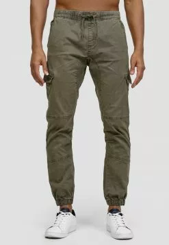 INDICODE JEANS Pantalon Cargo - Army