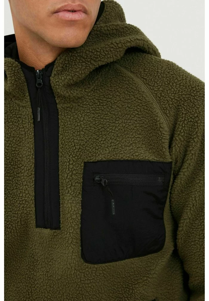 INDICODE JEANS IDTRENT - Sweat à Capuche - Army 4 INDICODE JEANS IDTRENT - Sweat à Capuche - Army – Image 4