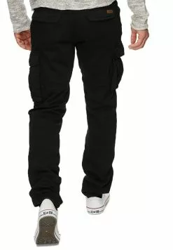 INDICODE JEANS WILLIAM - Pantalon Cargo - New Black -INDICODE JEANS Boutique a257c4b44dfd4f4e89abc43644a13f64