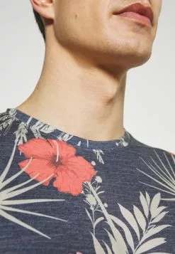 INDICODE JEANS CADIZ BRILIANT - T-shirt Imprimé - Navy -INDICODE JEANS Boutique a3488c46d4a24e248ee909a9d157cded