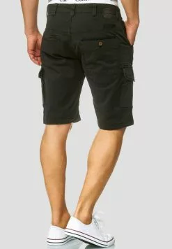 INDICODE JEANS Short - Black -INDICODE JEANS Boutique a38ae064269640f69f2070ffbf1b3a21