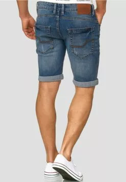 INDICODE JEANS CUBA CADEN - Short En Jean - Medium Indigo -INDICODE JEANS Boutique a3e92e5133b945ff8acb40a65002692c