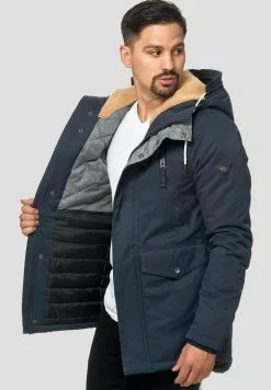 INDICODE JEANS Parka - Navy -INDICODE JEANS Boutique a4341608ee9e47cb88615016c8fc5402
