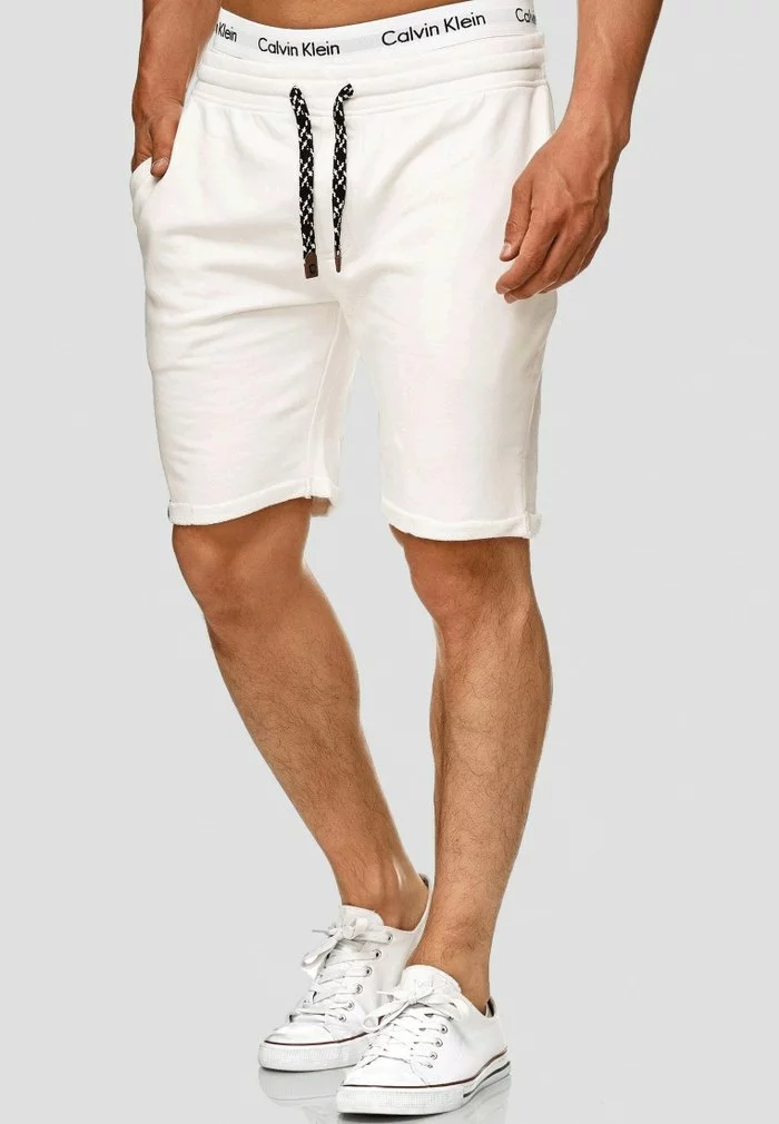INDICODE JEANS ALDRICH - Short - Off White 3 INDICODE JEANS ALDRICH - Short - Off White – Image 3