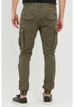 INDICODE JEANS IDNUVA - Pantalon Cargo - Army -INDICODE JEANS Boutique a5a41ae63c404eb9ac959bc76e191350