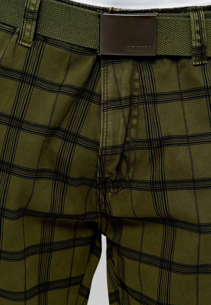 INDICODE JEANS BLIXT - Short - Army Check 6 INDICODE JEANS BLIXT - Short - Army Check – Image 6