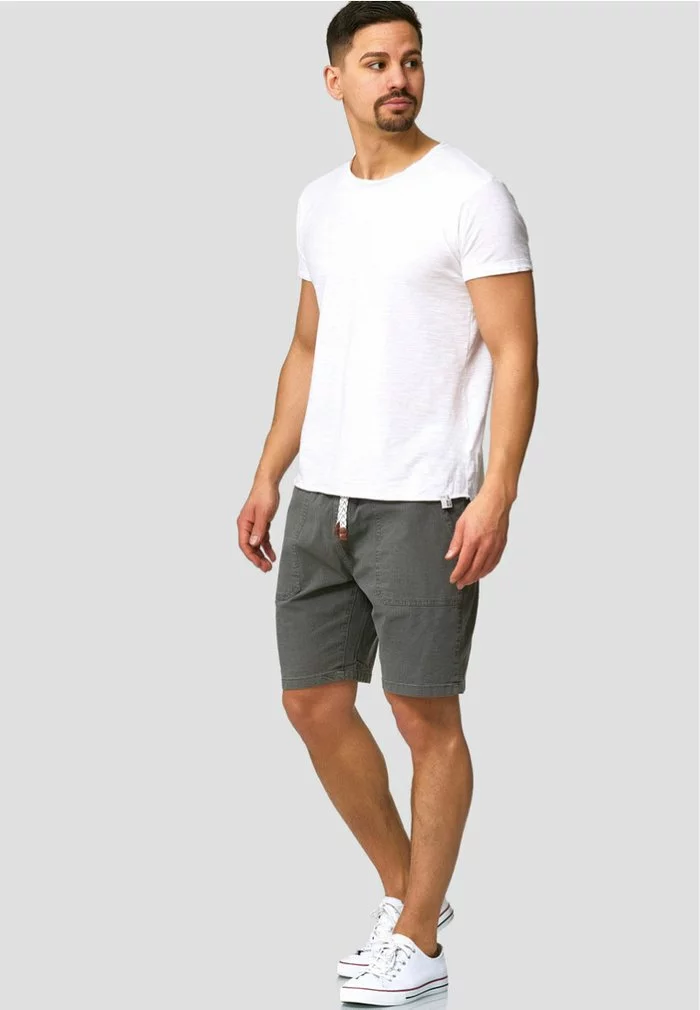 INDICODE JEANS Short - Dark Grey 2 INDICODE JEANS Short - Dark Grey – Image 2