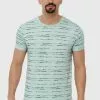 INDICODE JEANS T-shirt Imprimé - Quiet Wave