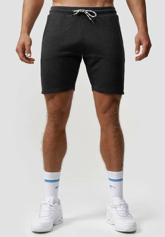 INDICODE JEANS Yates - Short - Charcoal Mix 1 INDICODE JEANS Yates - Short - Charcoal Mix