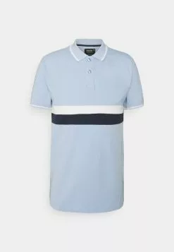 INDICODE JEANS SCOTT - Polo - Skyblue