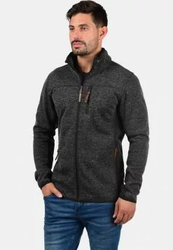 INDICODE JEANS IDGROSVENOR - Sweat à Capuche Zippé - Charcoal