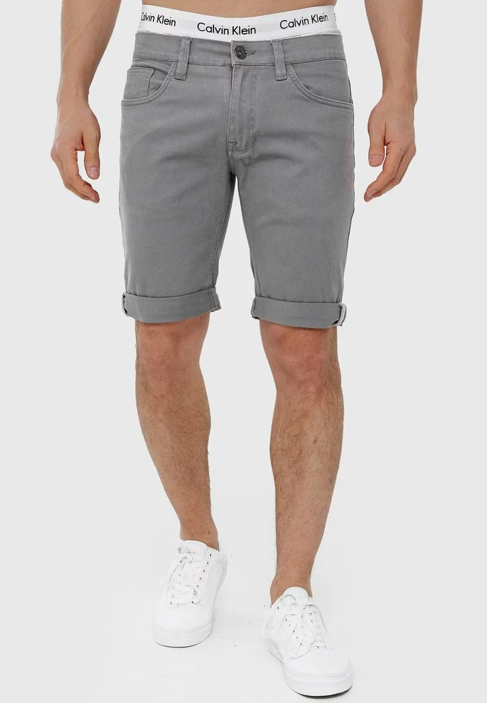 INDICODE JEANS VILLEURBANNE - Short En Jean - Lt Grey 1 INDICODE JEANS VILLEURBANNE - Short En Jean - Lt Grey