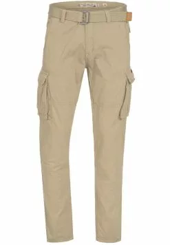 INDICODE JEANS WILLIAM - Pantalon Cargo - Beige -INDICODE JEANS Boutique aa0da42cd2b74e288db2e0297569e50b