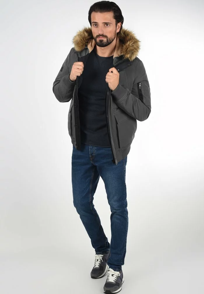 INDICODE JEANS IDDUFFY - Veste D'hiver - Forged Iron 2 INDICODE JEANS IDDUFFY - Veste D'hiver - Forged Iron – Image 2