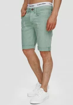 INDICODE JEANS Short En Jean - Granite Green -INDICODE JEANS Boutique aa8161a03b9a47c583267ee8e01a1936