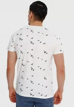 INDICODE JEANS MCFARLAND - T-shirt Imprimé - Offwhite -INDICODE JEANS Boutique aa928d9a824d471cb1ea2301d6f5e893